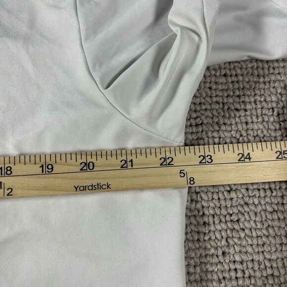 U Suck At Golf Polo Shirt Mens Large White Golf Performance Stretch USAG - Picture 4 of 11